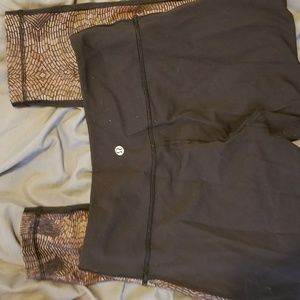 Lululemon Wunder Under Crops Sz 8